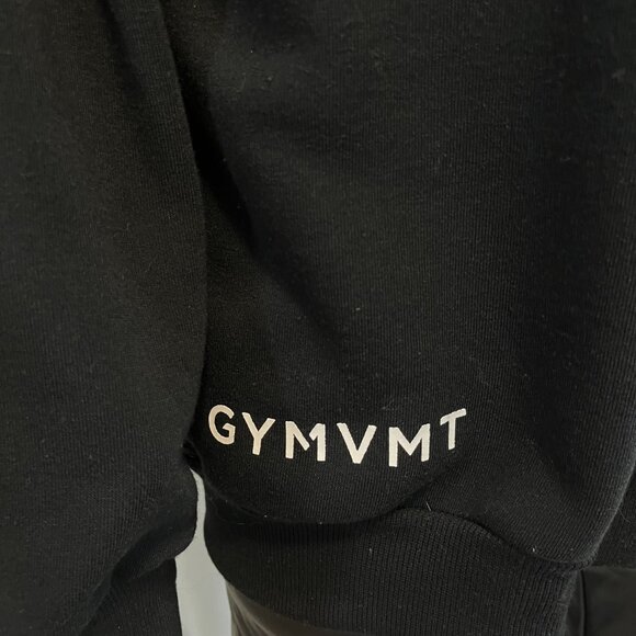 (CL2) GYMVT Gym Movement Fleece Sweater Black Sixe XL Unisex - Picture 3 of 5